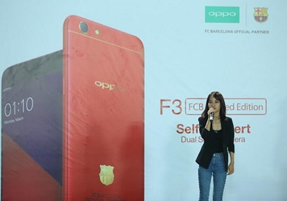 حلال الإعلان عن هاتف OPPO F3 نسخة برشلونة