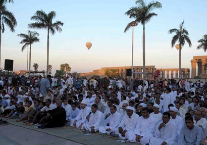 صورة من صلاة العيد بمحافظة الأقصر
