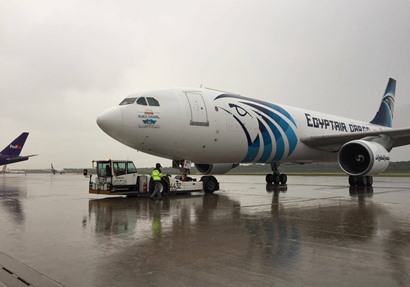 مصر للطيران تسير رحلات شحن جوي إلى چوبا 