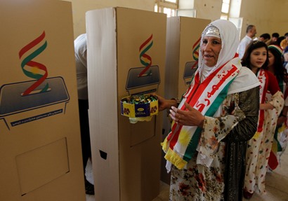 صورة لاستفتاء كردستان