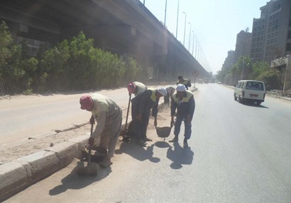 حملات لرفع كفاءة النظافة بشوارع الهرم 