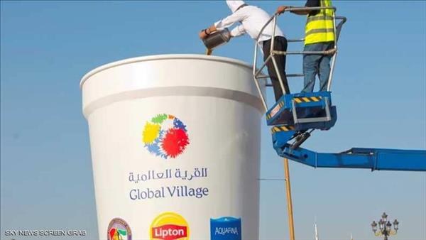 صور| دبي تدخل موسوعة «جينيس» بـ «أكبر كوب شاي في العالم»