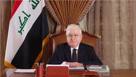 الرئيس العراقي يبحث مع وفد بريطاني زيادة المساعدات المقدمة لبلاده