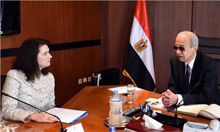 رئيس الوزراء يؤكد لـوزيرة التجارة بالسويد استمرار حرب مصر ضد الإرهاب