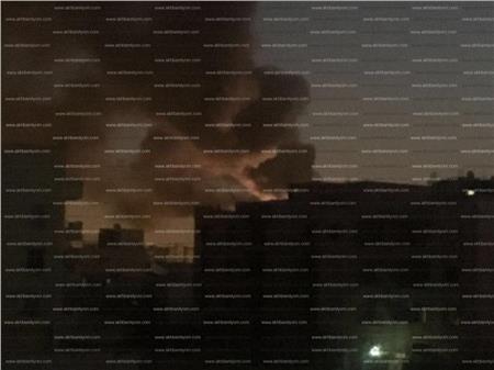 صور وفيديو|  انفجار هائل في شركة كهرباء بالشيخ زايد