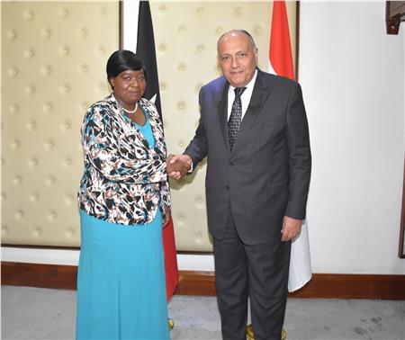وزير الخارجية يبحث مع نظيرته الكينية العلاقات الثنائية والقضايا الإقليمية