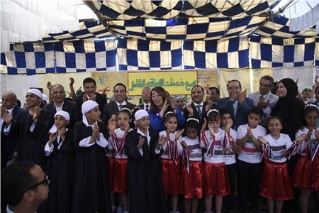بالصور| غادة والي تفتتح مركز رعاية أطفال التوحد بالمطرية