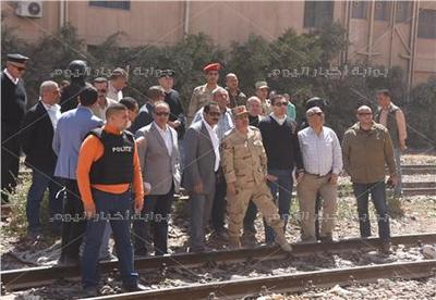 عودة حركة القطارات بين الإسكندرية والمحافظات بعد رفع أنقاض العقار المنهار