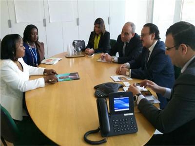 «القاضي» يبحث مع وزيرة الاتصالات ببوركينا فاسو تعزيز التعاون المشترك