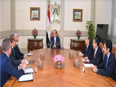 السيسي لرئيس شركة «ABB»: مصر ستصبح جسراً إقليمياً للطاقة