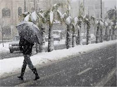 شاهد| الثلوج تغطي شوارع شرم الشيخ