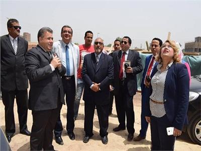 رئيس جامعة بنها يتفقد مباني الكلية الجديدة بكفر سعد