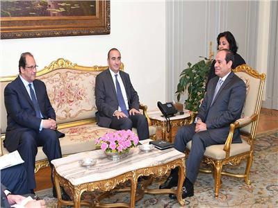 رئيس الاستخبارات الفرنسية يؤكد للسيسى حرص بلاده على التنسيق المستمر مع مصر 