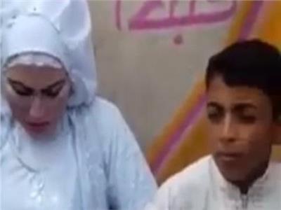  شاهد.. أغرب حالة زواج في سوريا.. والعريس «طفل»