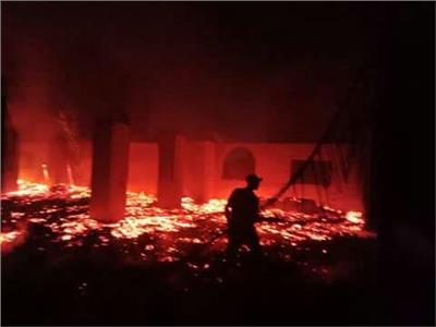 بدء تحقيقات النيابة في حريق كنيسة شبرا