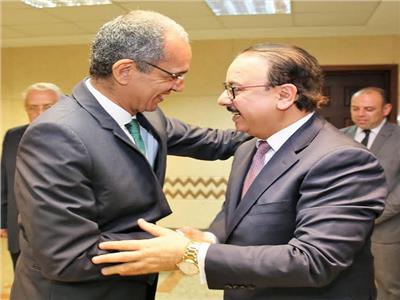 «عمرو طلعت» يستقبل وزير الاتصالات السابق