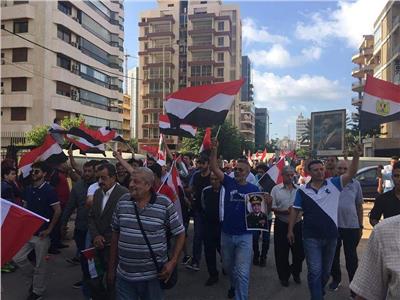 صور وفيديو| حركة الناصريين في لبنان تحيي ذكرى ثورة 30 يونيو