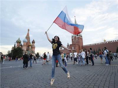 روسيا 2018| شوارع روسيا ترقص احتفالا بالعبور التاريخي لربع النهائي.. «صور وفيديو»