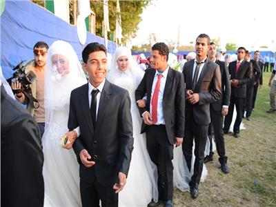 «الأورمان» تنظم حفل زفاف جماعي ل20  يتيمة