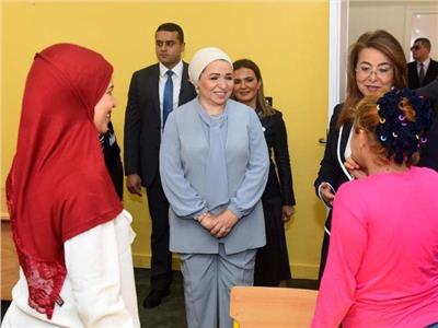 فيديو| لحظة افتتاح قرينة الرئيس السيسي دار رعاية الفتيات بالعجوزة