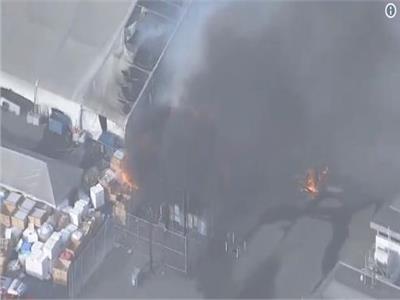 فيديو| حريق بمصانع «تيسلا موتورز» للسيارات بولاية كاليفورنيا