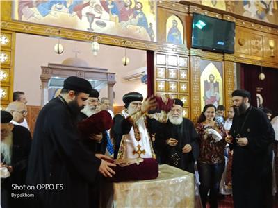 الأنبا «باخوميوس» يحتفل بذكري تدشين كاتدرائية دمنهور 