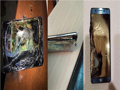 صور| اشتعال النيران في هاتف «سامسونج» Galaxy S7 Edge