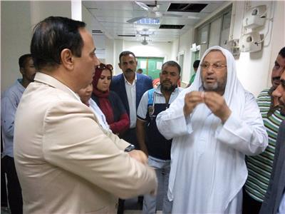 برلمانيون وقيادات محافظة الإسماعيلية يزورن الطلبة المصابين بـ«حادث الكيلو 11»