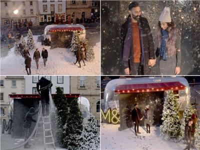 «أشجار وورود وعشاق» في شوارع بريطانيا استعدادًا للكريسماس|صور