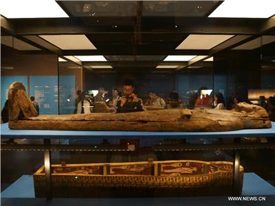 صور| افتتاح معرض للآثار المصرية في الصين يضم 230 قطعة