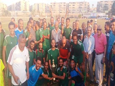 فريق «إنشاء الطرق» يفوز ببطولة الجمهورية للشركات لكرة القدم   