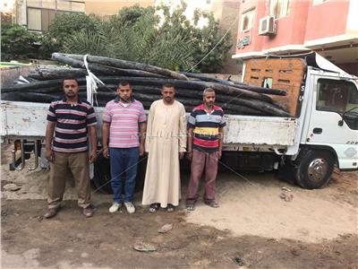 القبض على المتهمين بسرقة كابلات شركة شمال القاهرة للكهرباء