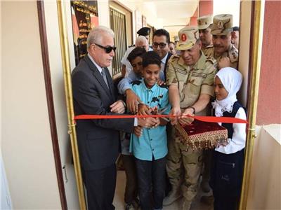 القوات المسلحة تفتتح مدرستين لخدمة التجمعات البدوية والنائية بجنوب سيناء
