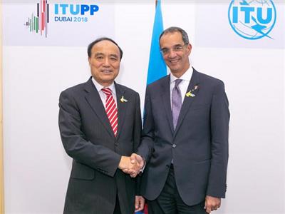 «طلعت» يلتقي الأمين العام للاتحاد الدولي للاتصالات| صور ‎