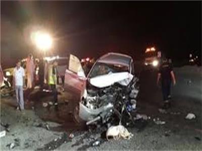 وفاة سائق وإصابة 9 في حادث تصادم بـ«صحراوي الإسكندرية»