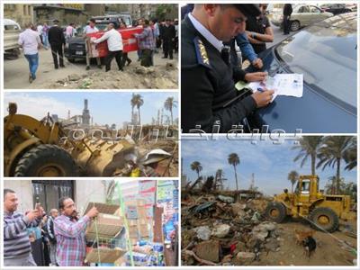 صور| استمرار الحملات الانضباطية بكافة محاور وميادين القاهرة