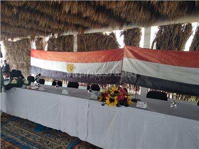 مؤتمر صحفي لوزيرا الأوقاف والتنمية المحلية ببئر العبد بشمال سيناء
