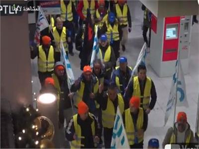 فيديو| شلل حركة القطارات بألمانيا بسبب إضراب عمال السكك الحديدية