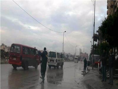 صور| أمطار غزيرة على الإسكندرية.. وطوارئ لكسح المياه