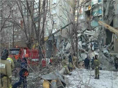 ارتفاع قتلى انهيار عقار سكني في روسيا لـ18 قتيلا