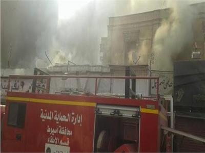 إصابة١٠ أشخاص وضابط في إخماد حريق ببيت الشابات المسلمات بأسيوط