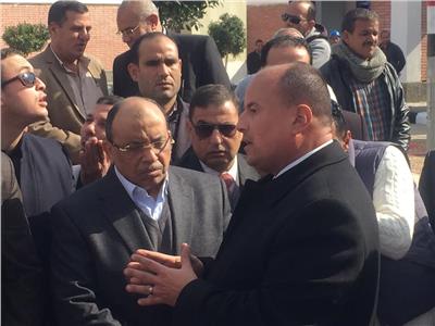 وزير التنمية المحلية يفتتح محطة صرف عرب الفدان بالشرقية 