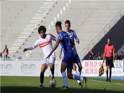انطلاق مباراة الزمالك واتحاد طنجة المغربي في الكونفدرالية