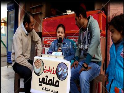 فيديو وصور| «الحلو يبيع الحلو».. بيزنس جنة في «الرز بلبن»