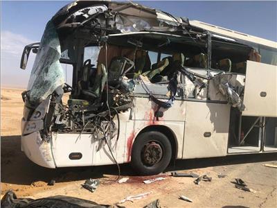 ننشر الصور الأولى من حادث طريق شرم الشيخ