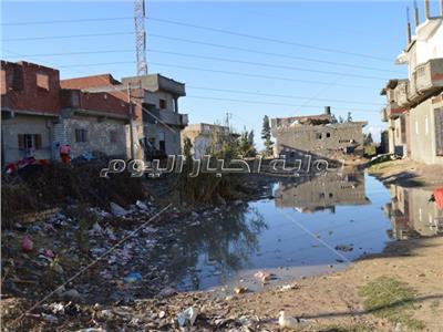 صور| «نجع عون» قرية حائرة بين البحيرة والإسكندرية  