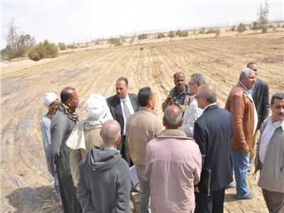 ضخ المياه بمزرعة محافظة أسيوط بعد تعطلها  13 عاما