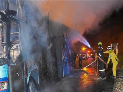 مصرع وإصابة 54 شخصا في احتراق حافلة ركاب بالصين