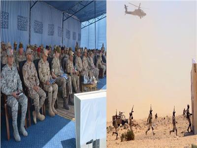 القوات المصرية والبريطانية تنفذان عملية مشتركة للقضاء على بؤرة إرهابية بختام «أحمس-1»