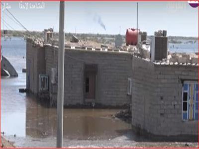 فيديو| الفيضانات والسيول تغرق قرى بالكامل في البصرة جنوب العراق